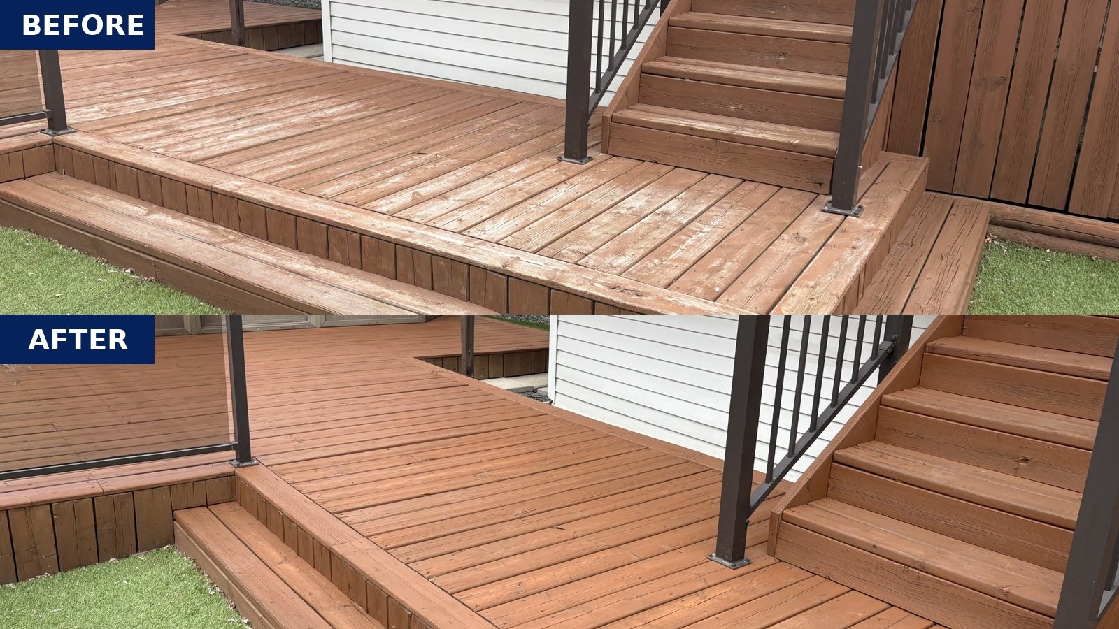 Deck Overview — Before & After